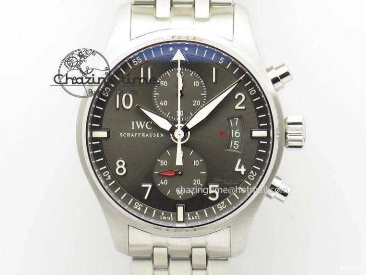 MIROTIME 0823 Big Pilot IW510301 Satin-Polished RG YLF Best Edition Black Dial On Leather Strap A Flexible 7222